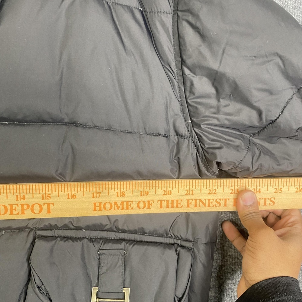 DSQUARED Mountain Range Jacket Mens 48 Black Down Puffer Bomber Hooded Ski Logo - Picture 6 of 12